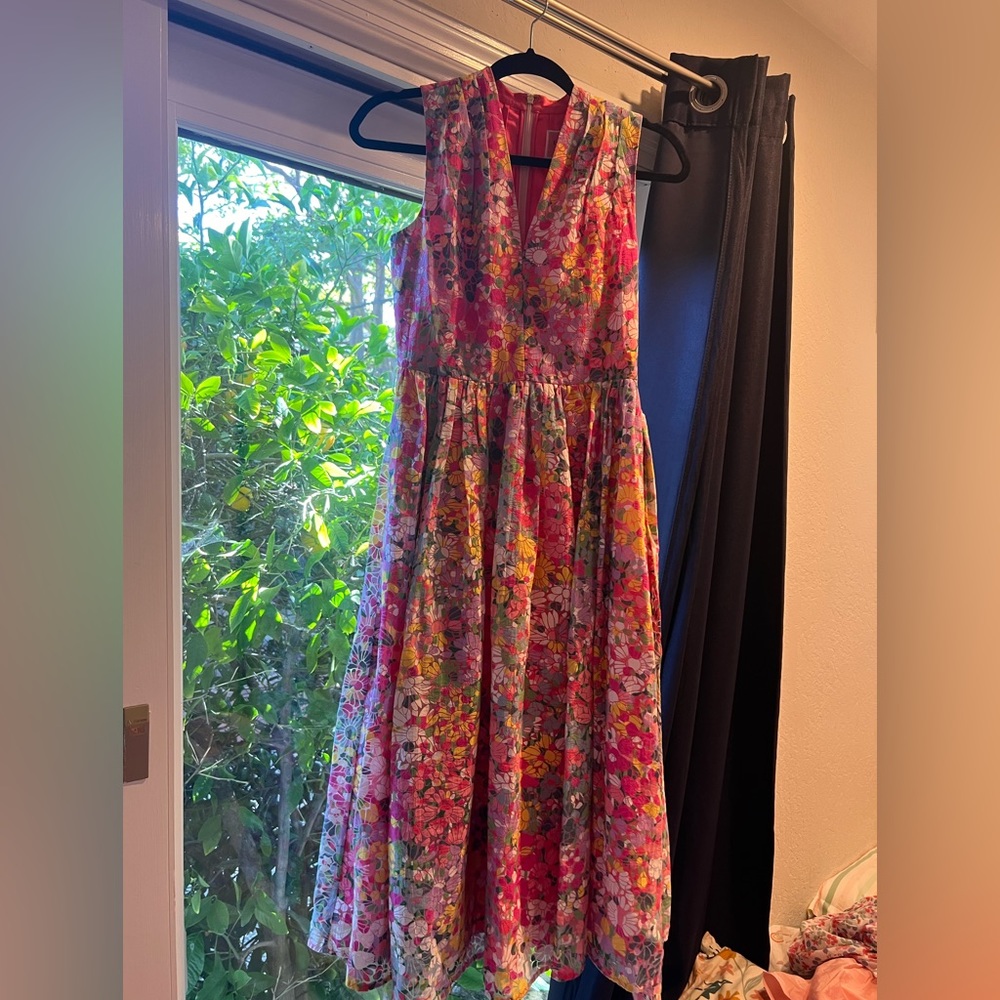 Kate spade Floral dress size 0 in excellent condition